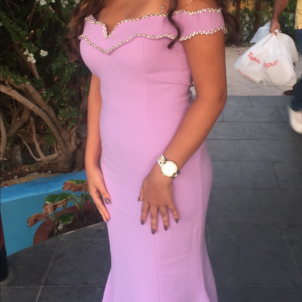 Lavender Prom Dress